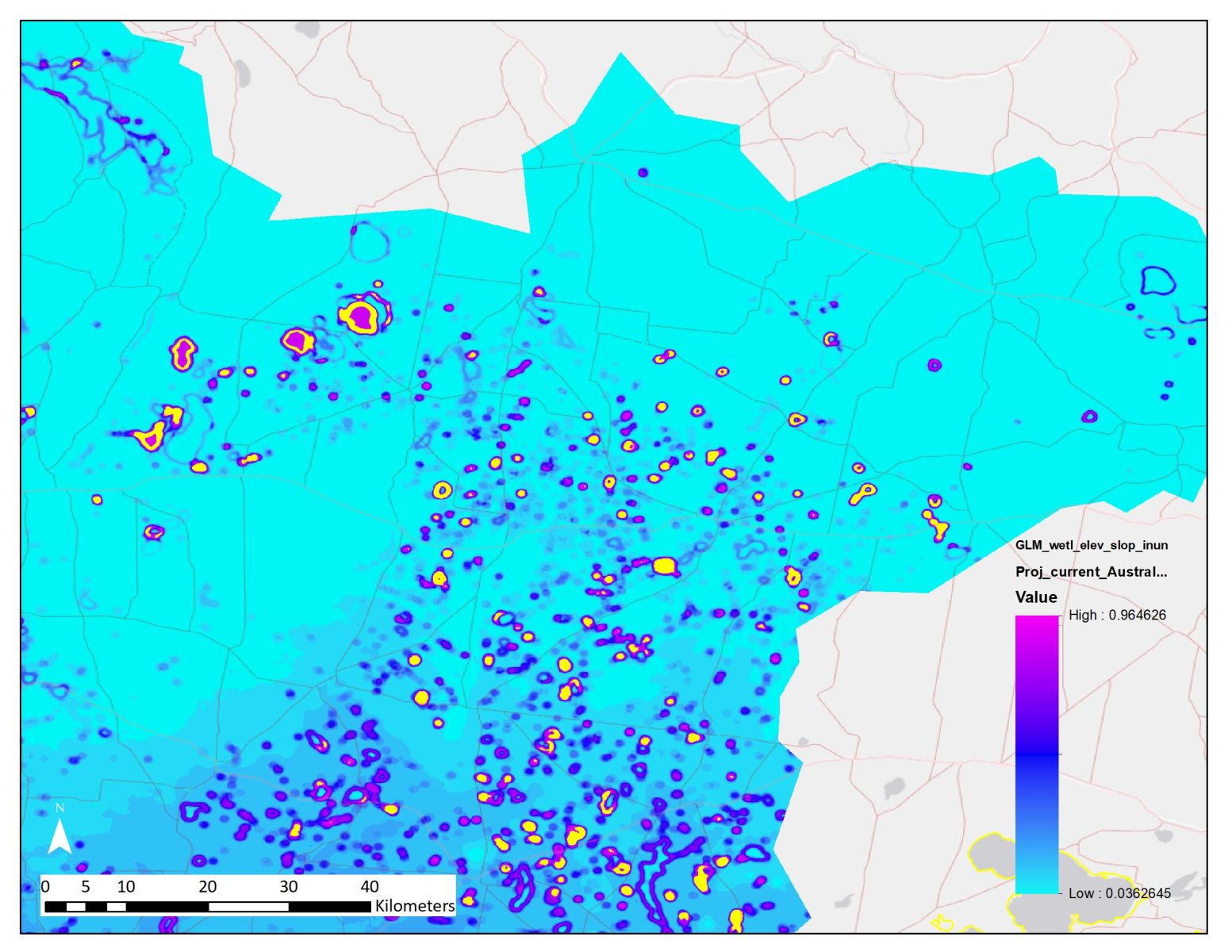 Australasian Bittern occurence modelling in SW Grampians 